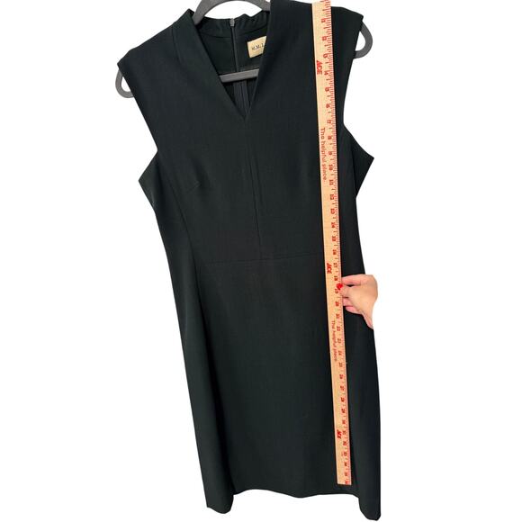 MM Lafleur Size 10 Aditi Sleeveless Shift Dress Pencil Workwear Dark Green Pine - Picture 10 of 10